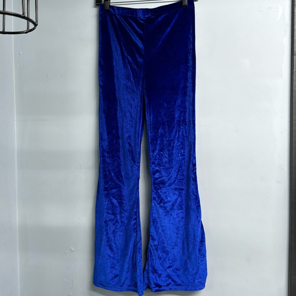 Retro Velvet Flare Pants